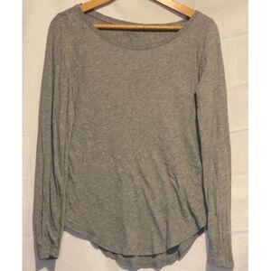 RALPH‎ LAUREN POLO long sleeve grey WOMEN MEDIUM SHIRT